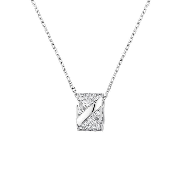 <MAGIC>LIENS EVIDENCE DIAMOND PAVED NECKLACE