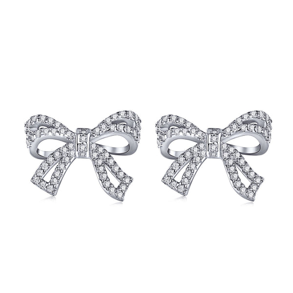 <MAGIC>Dainty Bow Shape Earrings