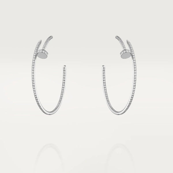 <MAGIC>JUSTE EARRINGS FULL DIAMONDS 1.8MM