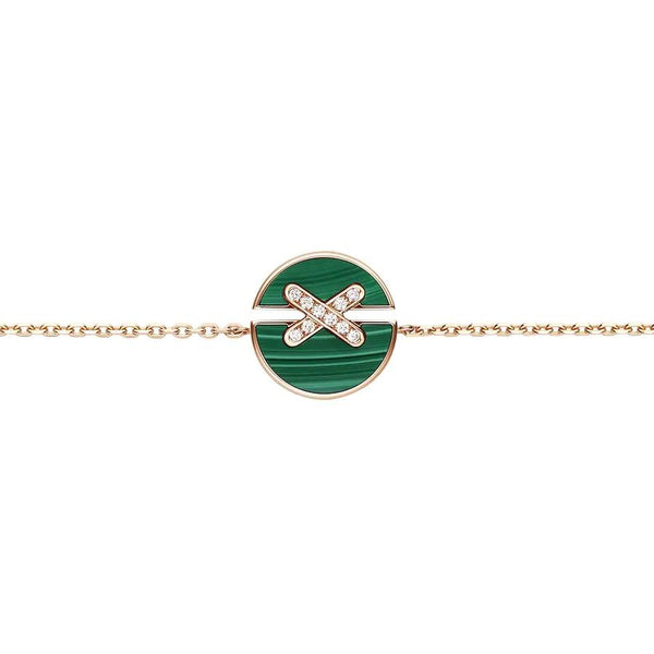 <MAGIC>JEUX DE BRACELET MALACHITE PINK GOLD DIAMONDS