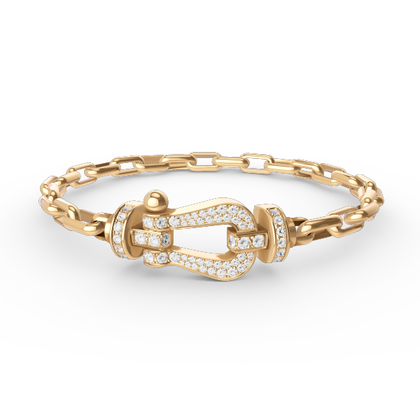 <MAGIC>FORCE LARGE HORSESHOE CLASP  METAL BRACELET